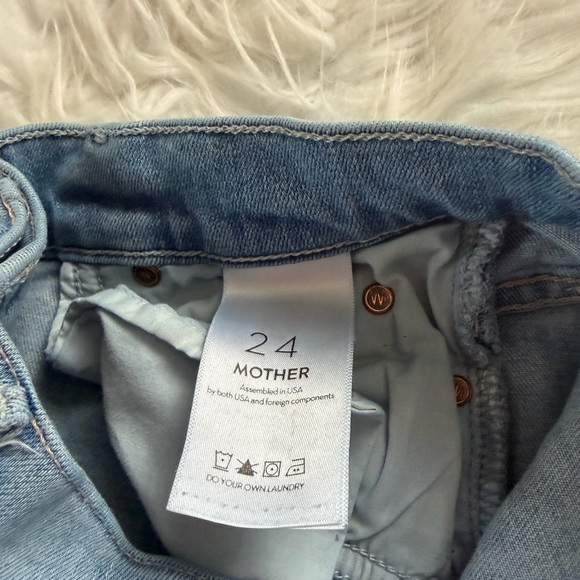 Mother Dazzler Mid Rise Straight Leg Jeans - Picture 8 of 9